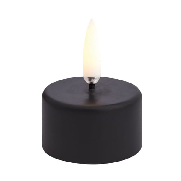 Uyuni LED Värmeljus Svart, Ø4x2,5 cm Uyuni Lighting