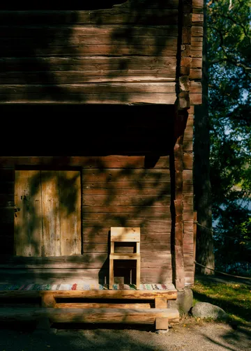 001 Dining Chair stol - Matt oljevaxad furu - Vaarnii