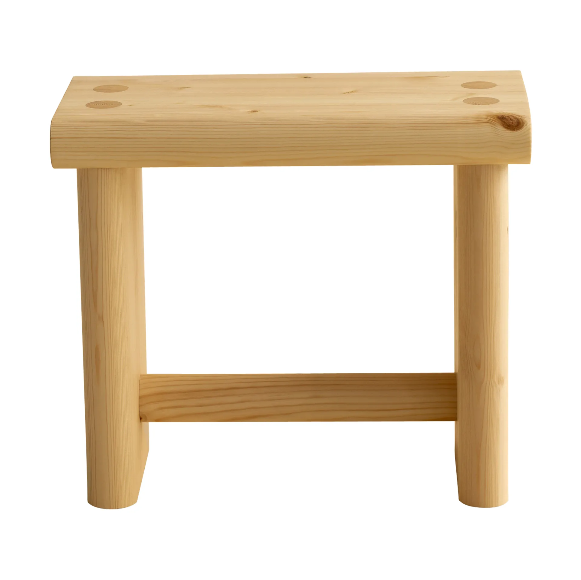 002 Ast Stool pall, Matt oljevaxad furu, 55x26x45 cm Vaarnii