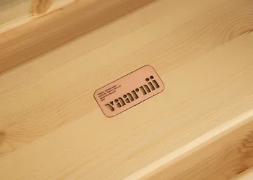 002 Ast Stool pall - Matt oljevaxad furu, 55x26x45 cm - Vaarnii