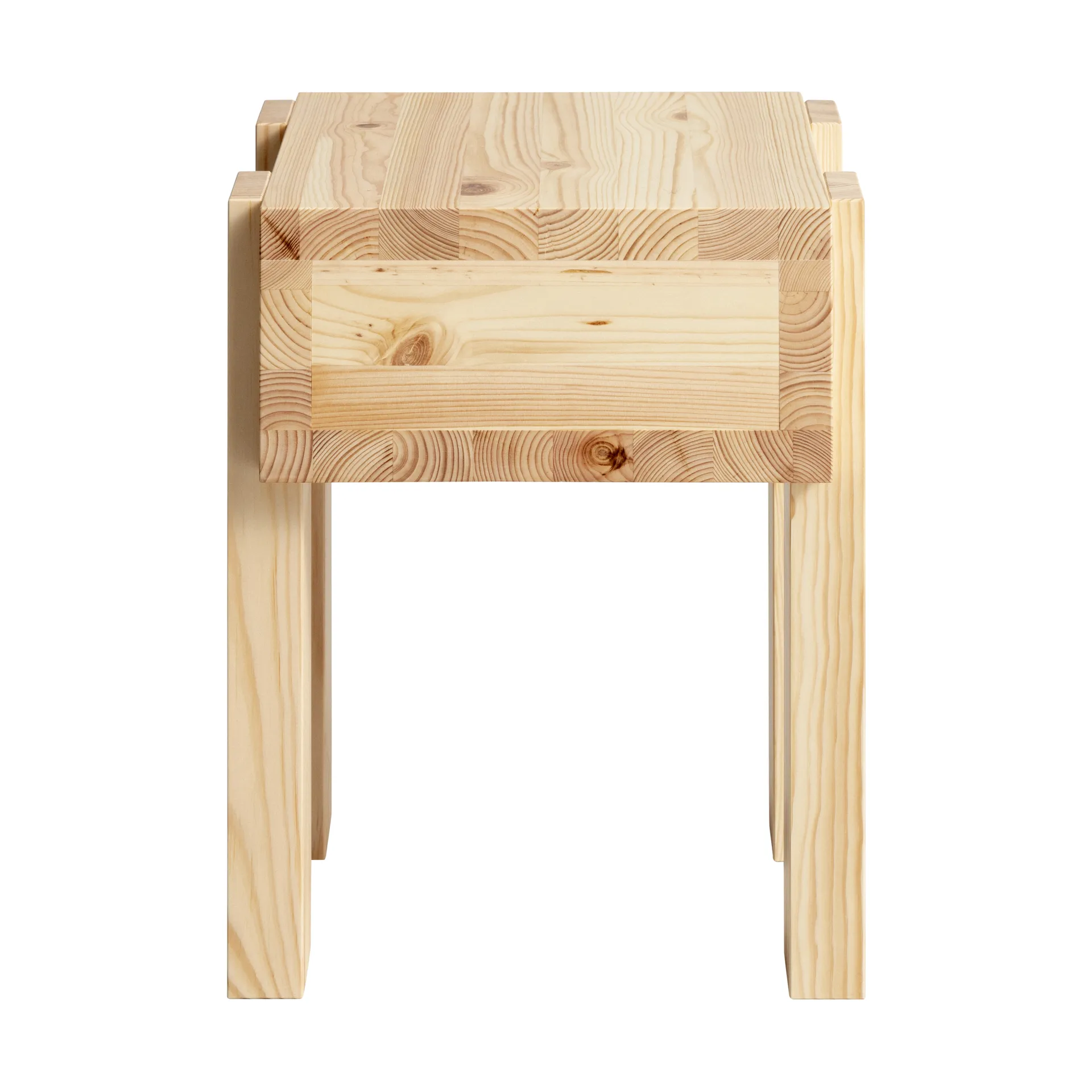 003 Stilts Side Table sidobord, Matt oljevaxad furu 40x36x45 cm Vaarnii
