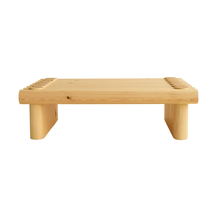 004 Coffee Table soffbord - Matt oljevaxad furu, 120x80x35 cm - Vaarnii