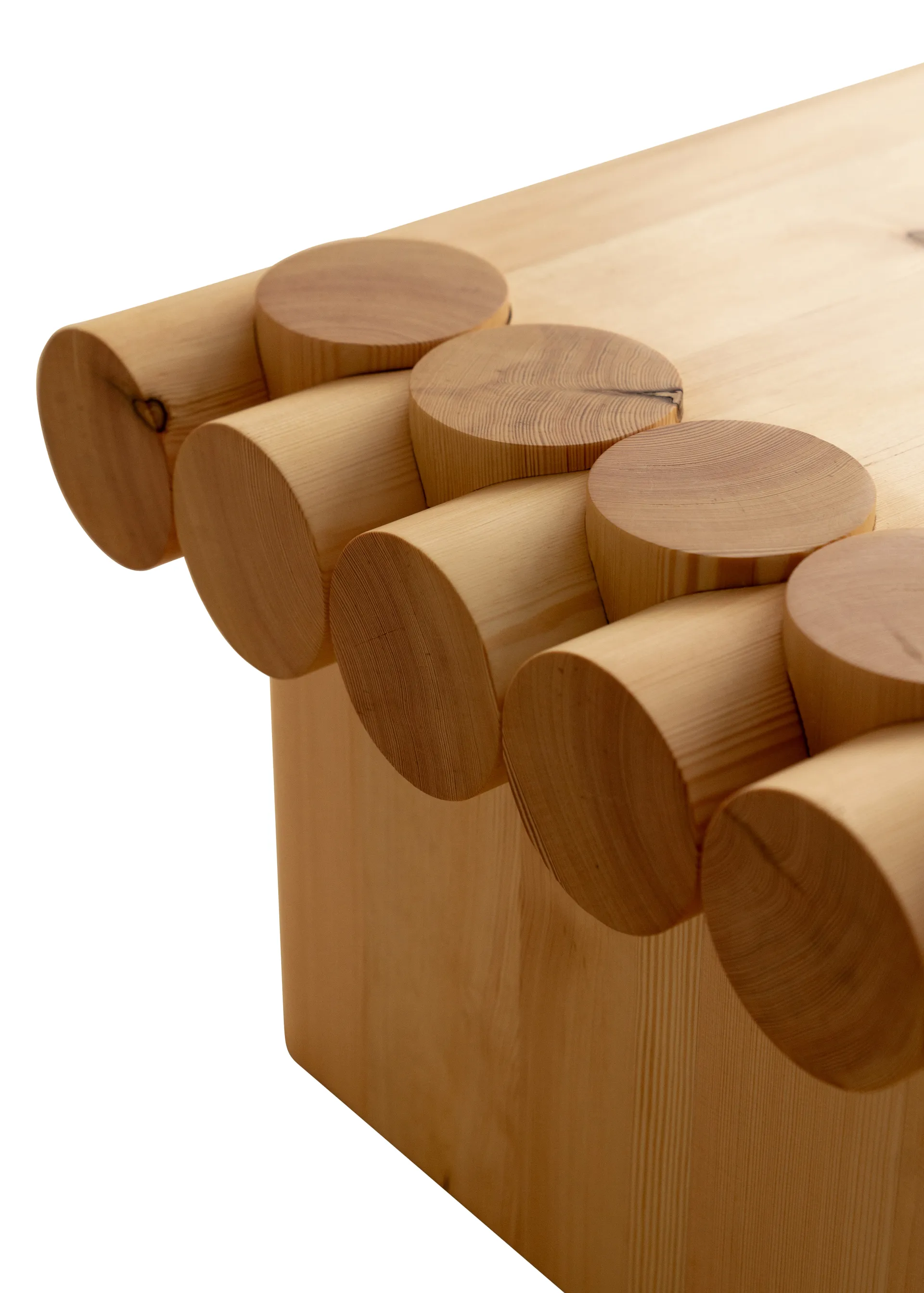 004 Coffee Table soffbord, Matt oljevaxad furu, 120x80x35 cm Vaarnii