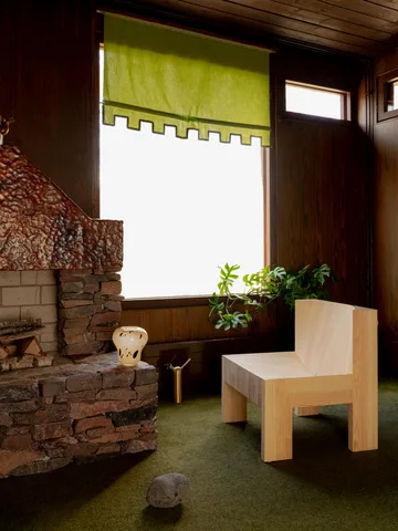 005 Lounge Chair loungestol - Matt oljevaxad furu - Vaarnii