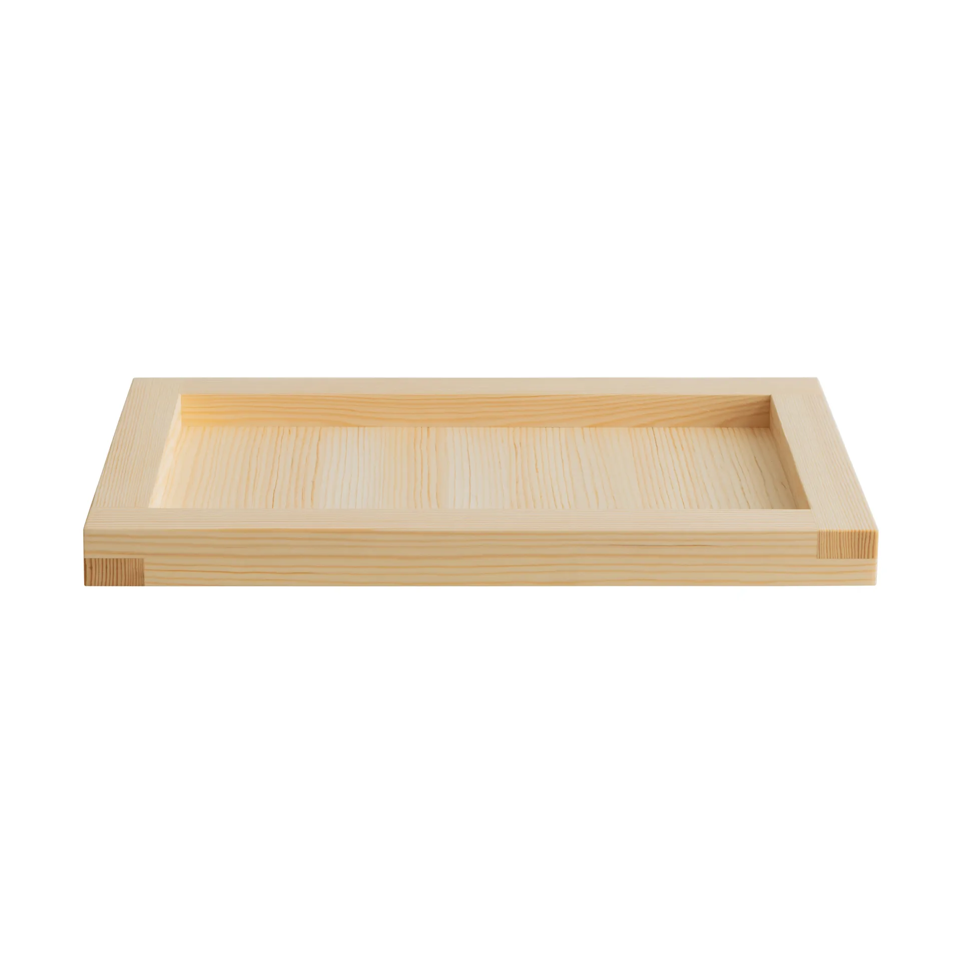 009 Tray bricka, Oljevaxad furu, 54x33x6 cm Vaarnii