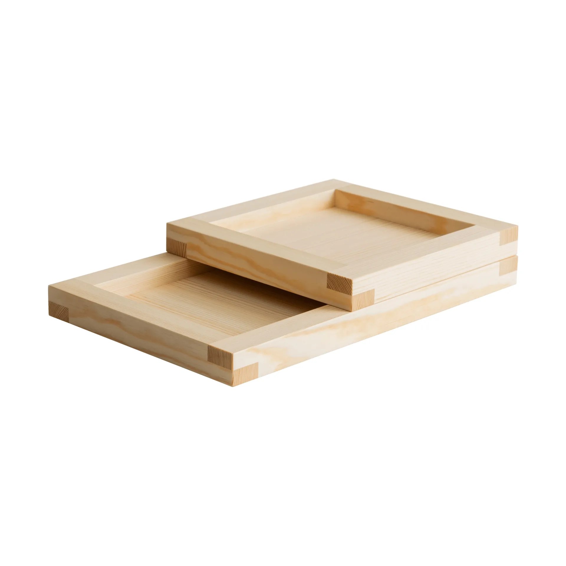 009 Tray bricka, Oljevaxad furu, 54x33x6 cm Vaarnii