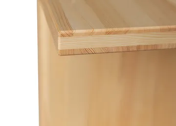 012 Kolmio Bench bänk - Matt oljevaxad furu, 227x42x45 cm - Vaarnii