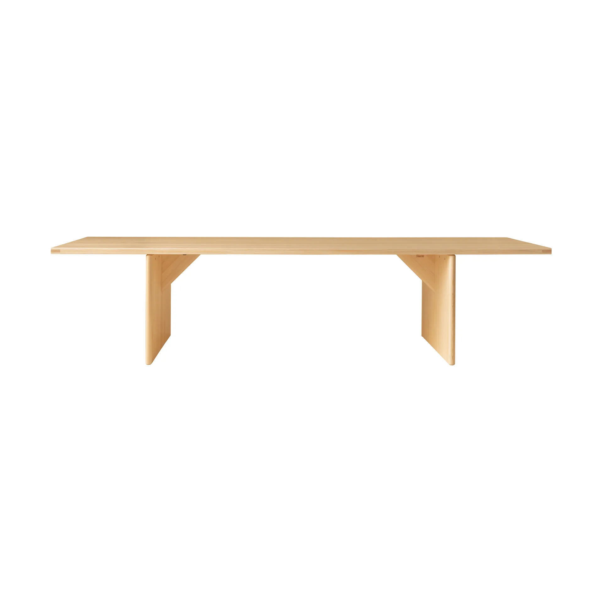 012 Kolmio Dining Table bord, Matt oljevaxad furu, 305x99x72 cm Vaarnii