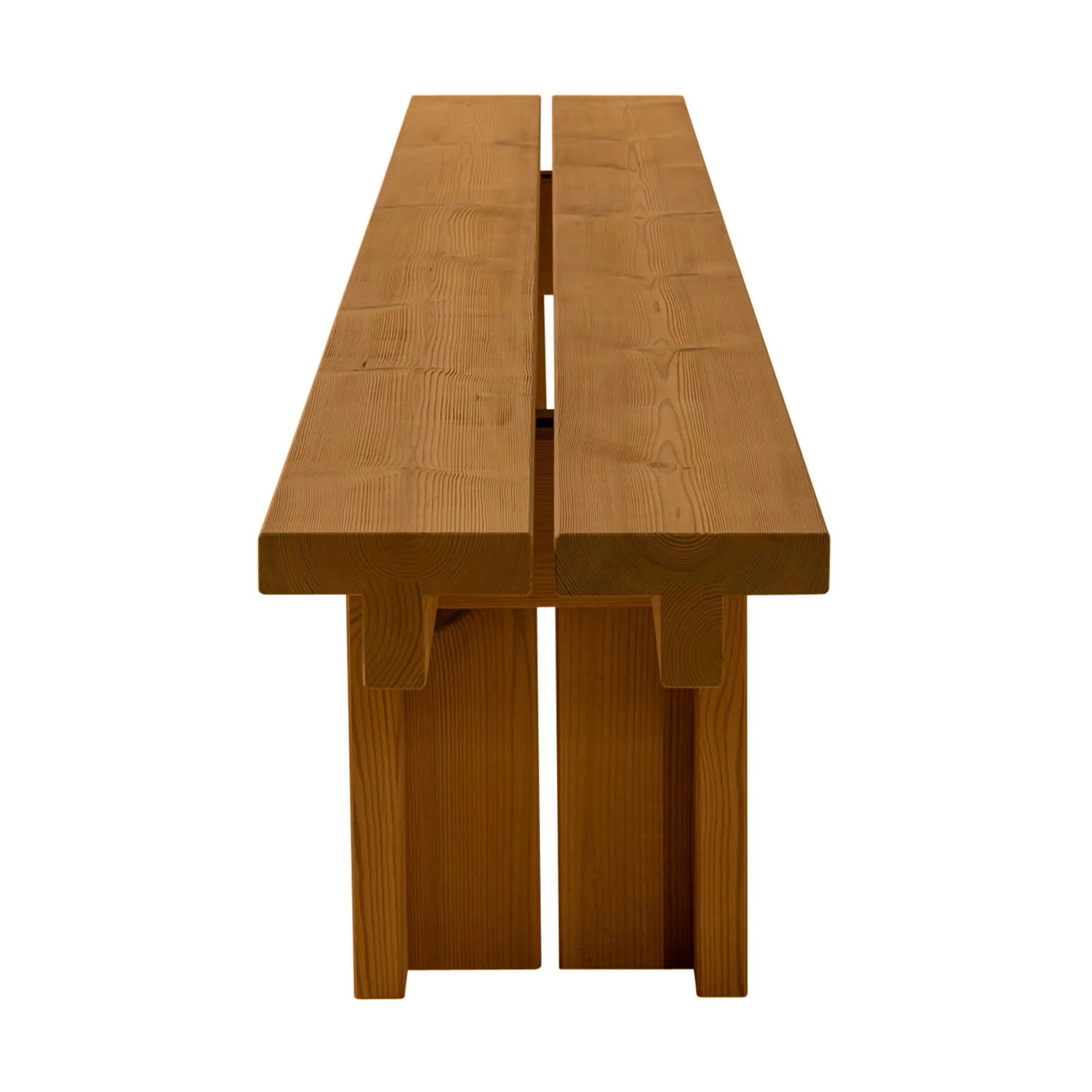 013 Osa Outdoor Bench bänk, Värmebehandlad furu, 270x37x49 cm Vaarnii