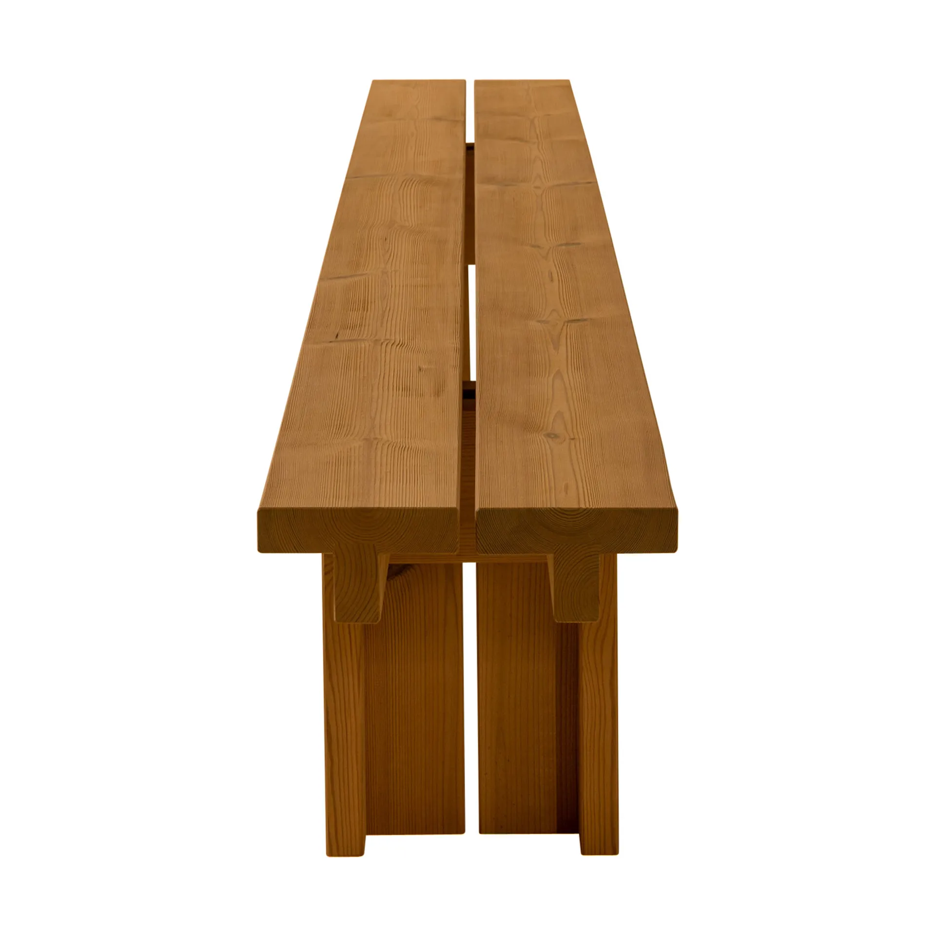 013 Osa Outdoor Bench bänk, Värmebehandlad furu, 333x37x49 cm Vaarnii