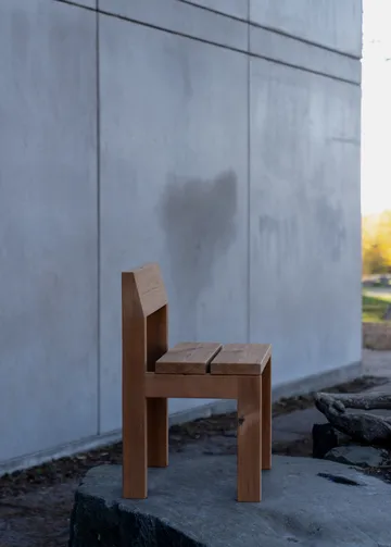 013 Osa Outdoor Dining Chair stol - Matt oljevaxad furu - Vaarnii