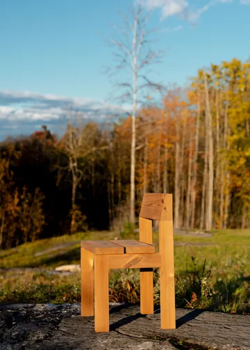 013 Osa Outdoor Dining Chair stol - Matt oljevaxad furu - Vaarnii