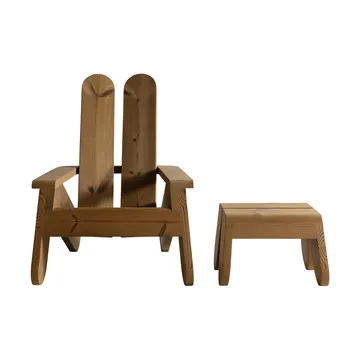 015 Peace Outdoor Foot Stool fotpall - Värmebehandlad furu - Vaarnii