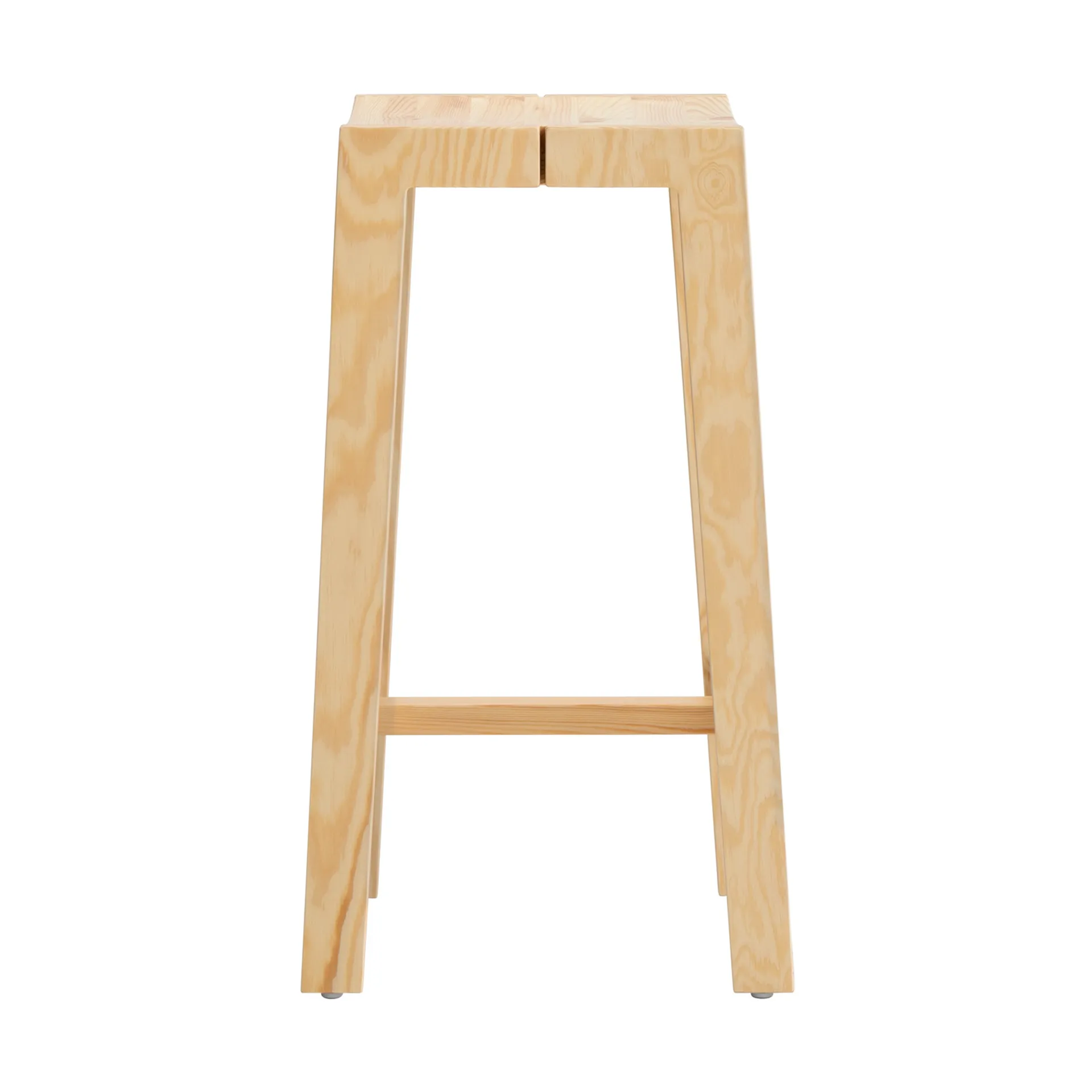 016 Maasto Bar Stool barpall, Matt oljevaxad furu, 65 cm Vaarnii