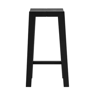 016 Maasto Bar Stool barpall - Svartbetsad furu, 65 cm - Vaarnii
