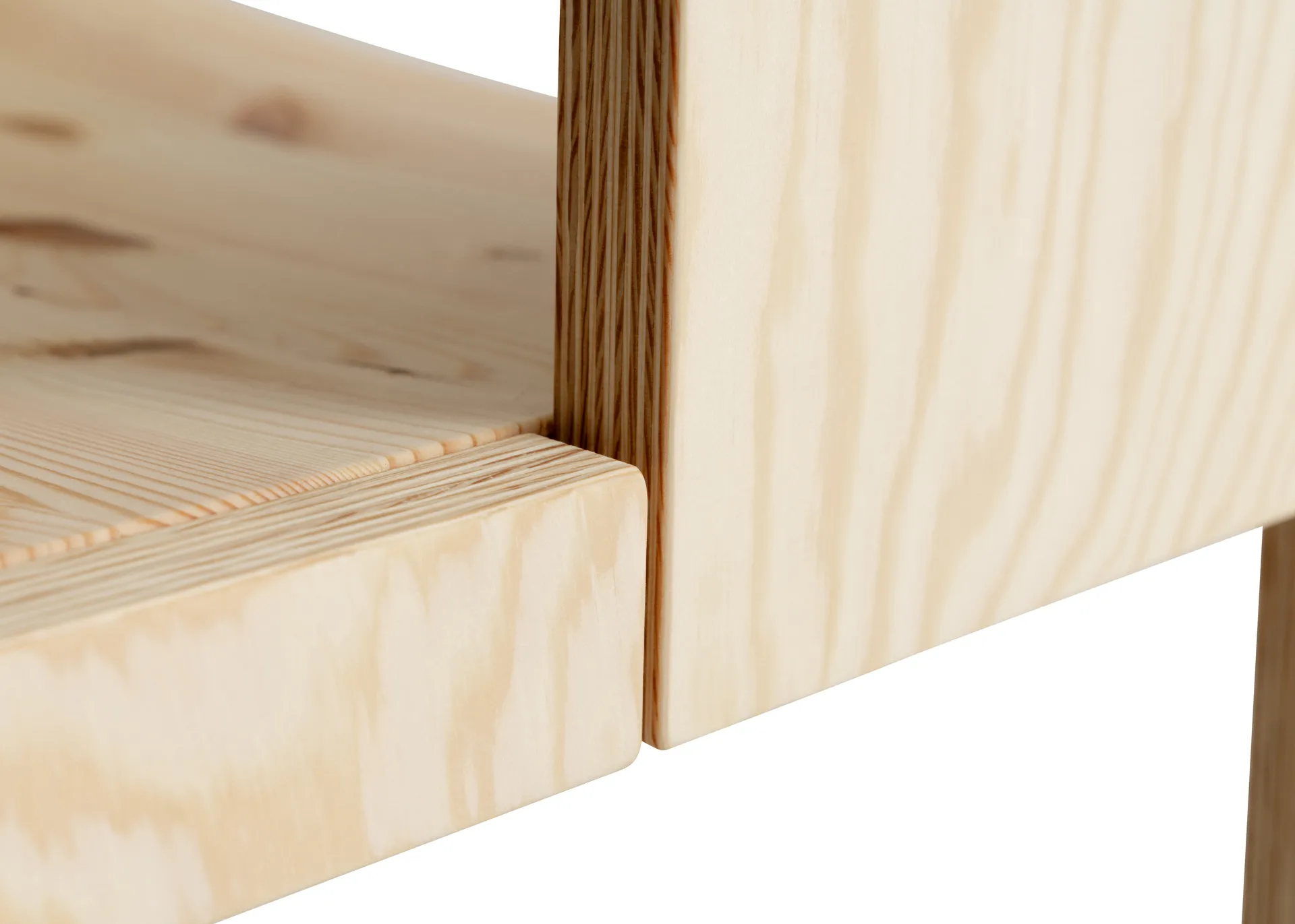 016 Maasto Dining Armchair karmstol, Matt oljevaxad furu Vaarnii