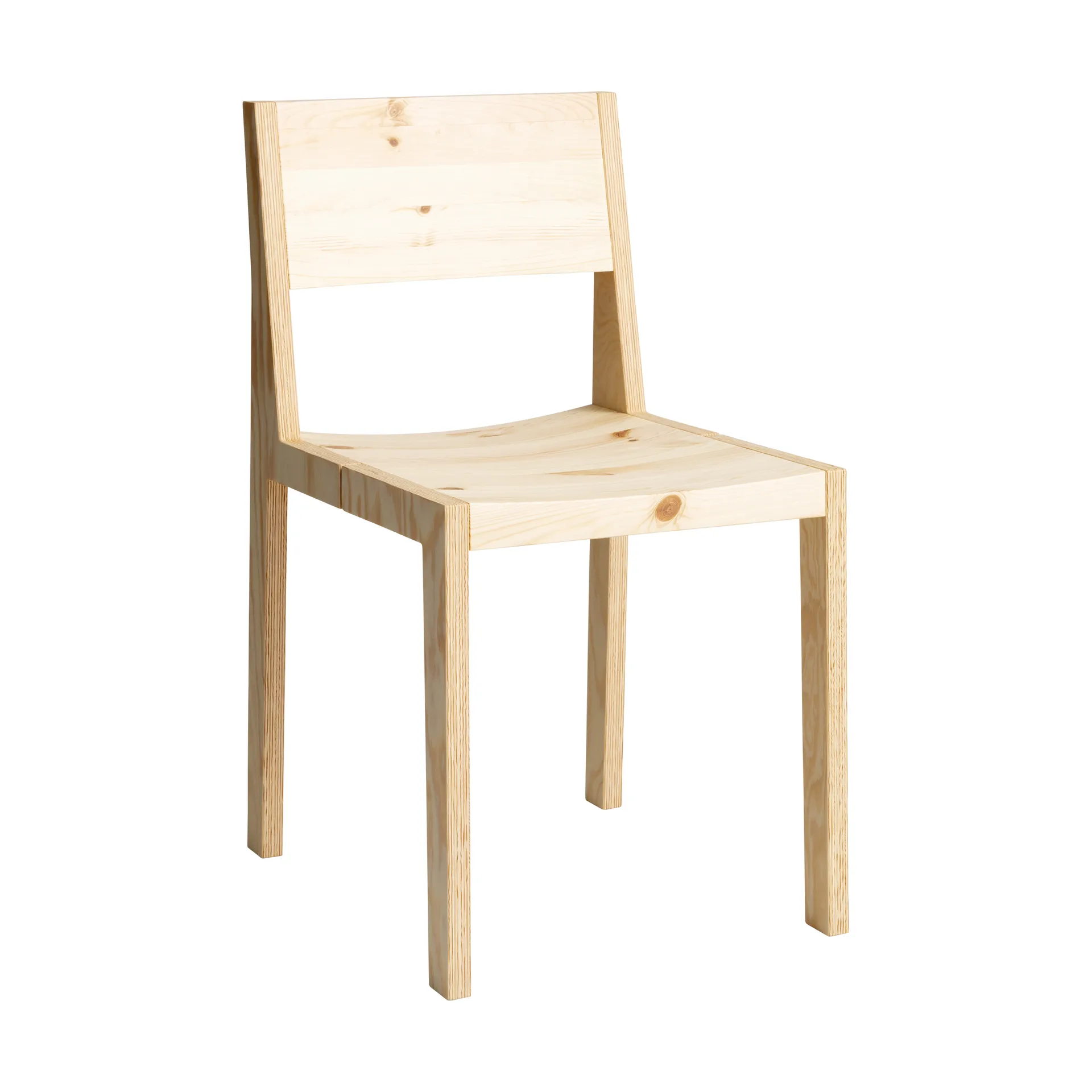 016 Maasto Dining Chair stol, Matt oljevaxad furu Vaarnii