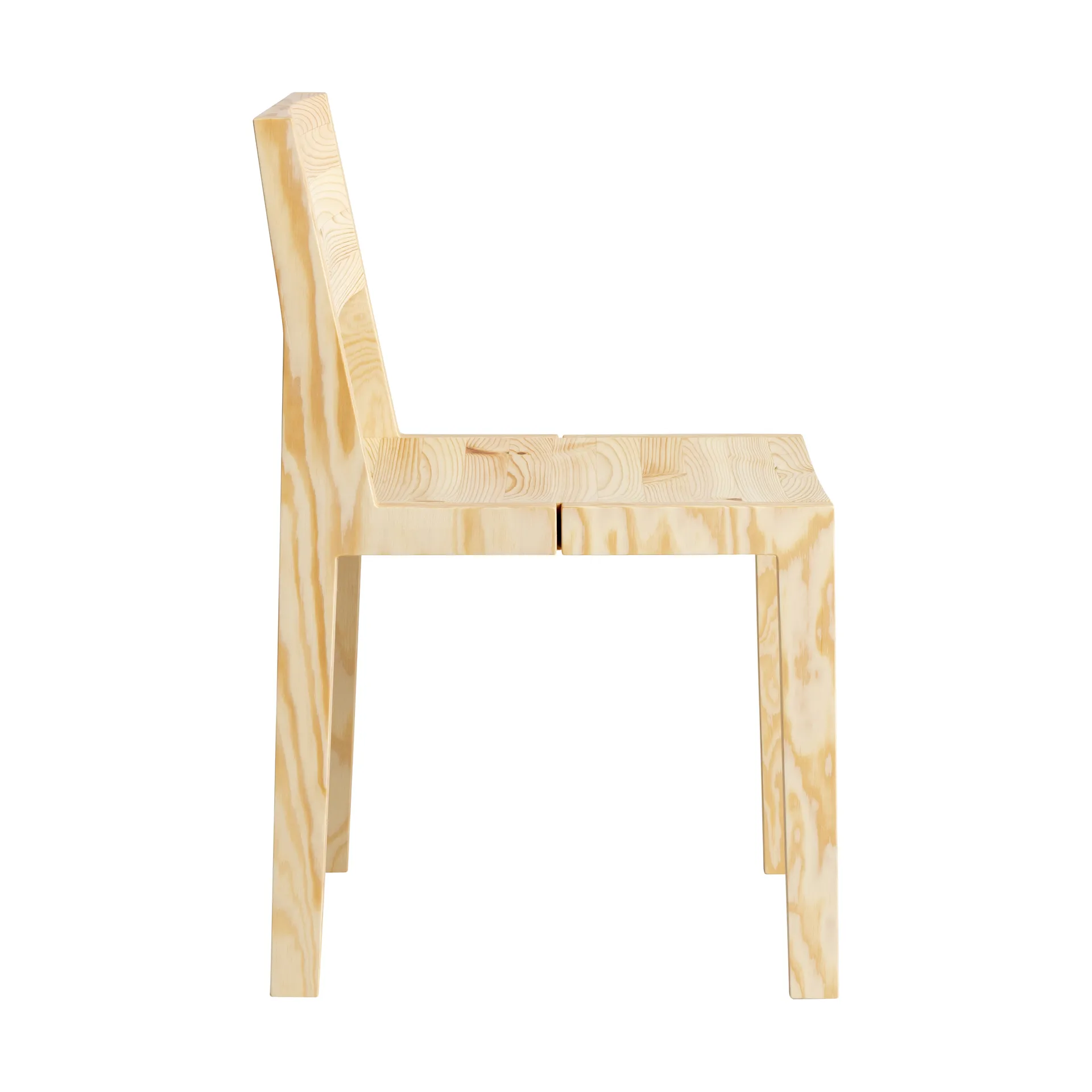 016 Maasto Dining Chair stol, Matt oljevaxad furu Vaarnii