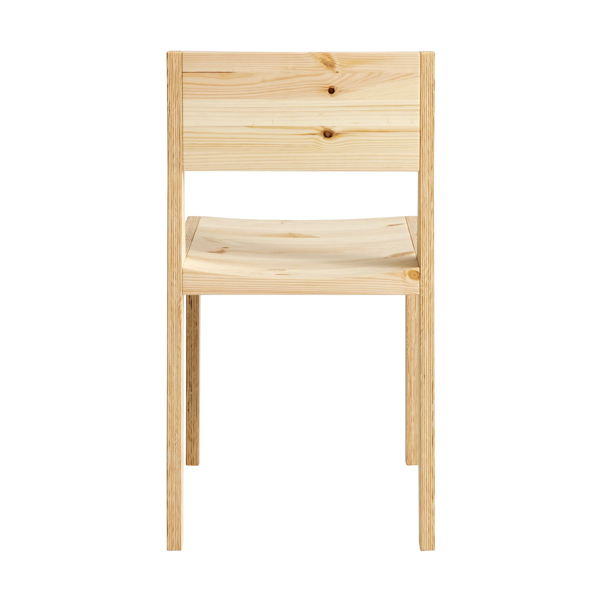 016 Maasto Dining Chair stol, Matt oljevaxad furu Vaarnii