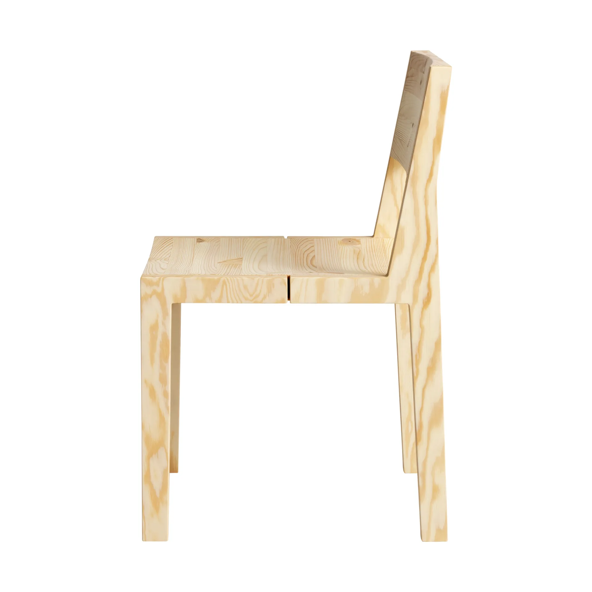 016 Maasto Dining Chair stol, Matt oljevaxad furu Vaarnii
