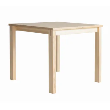 016 Maasto Table bord - Matt oljevaxad furu, 120x120x75 cm - Vaarnii