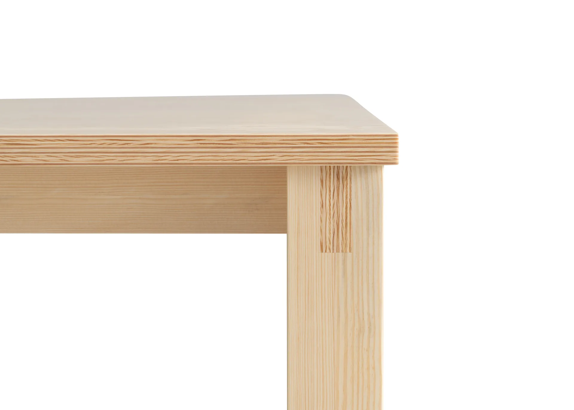 016 Maasto Table bord, Matt oljevaxad furu, 200x90x75 cm Vaarnii
