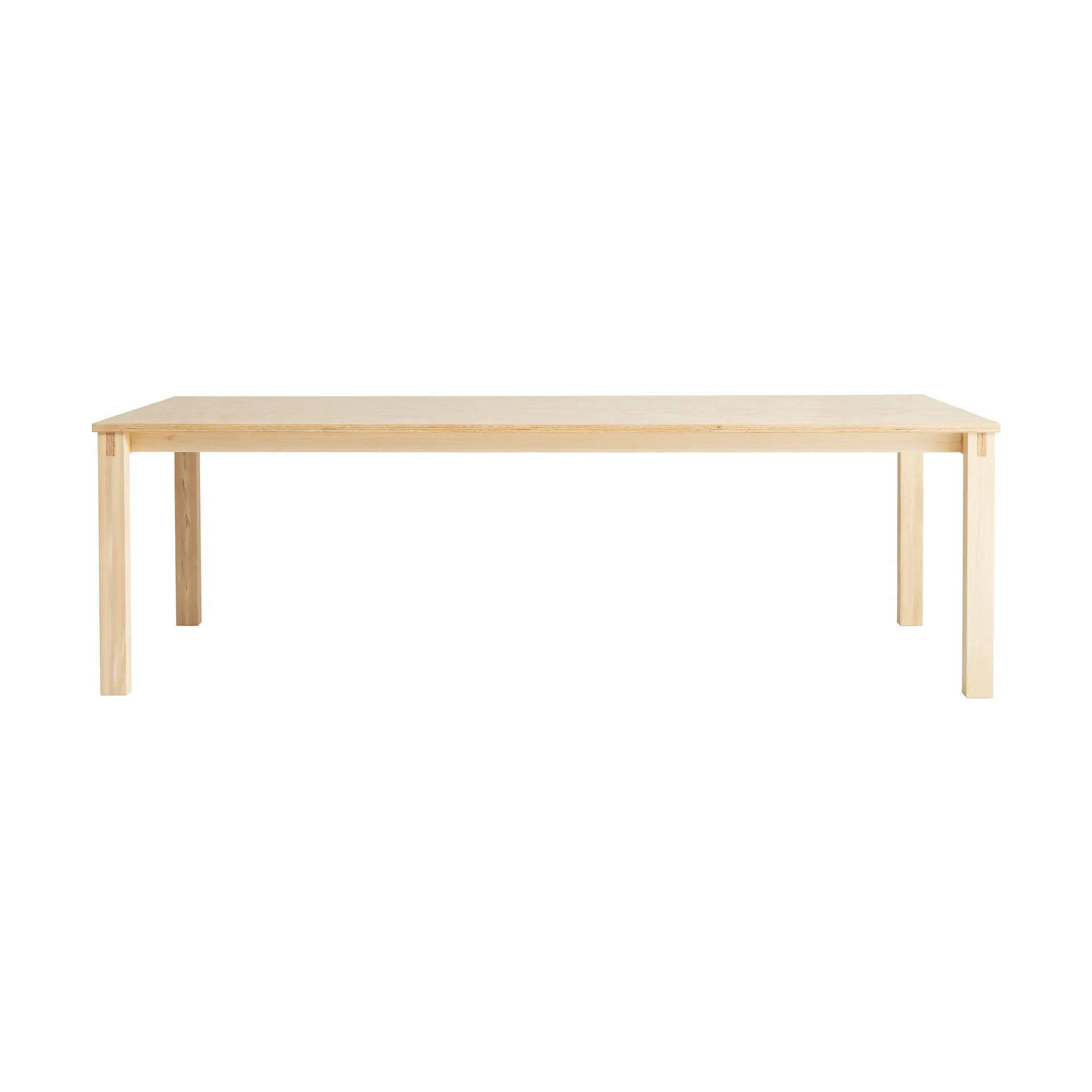 016 Maasto Table bord, Matt oljevaxad furu, 245x90 cm Vaarnii