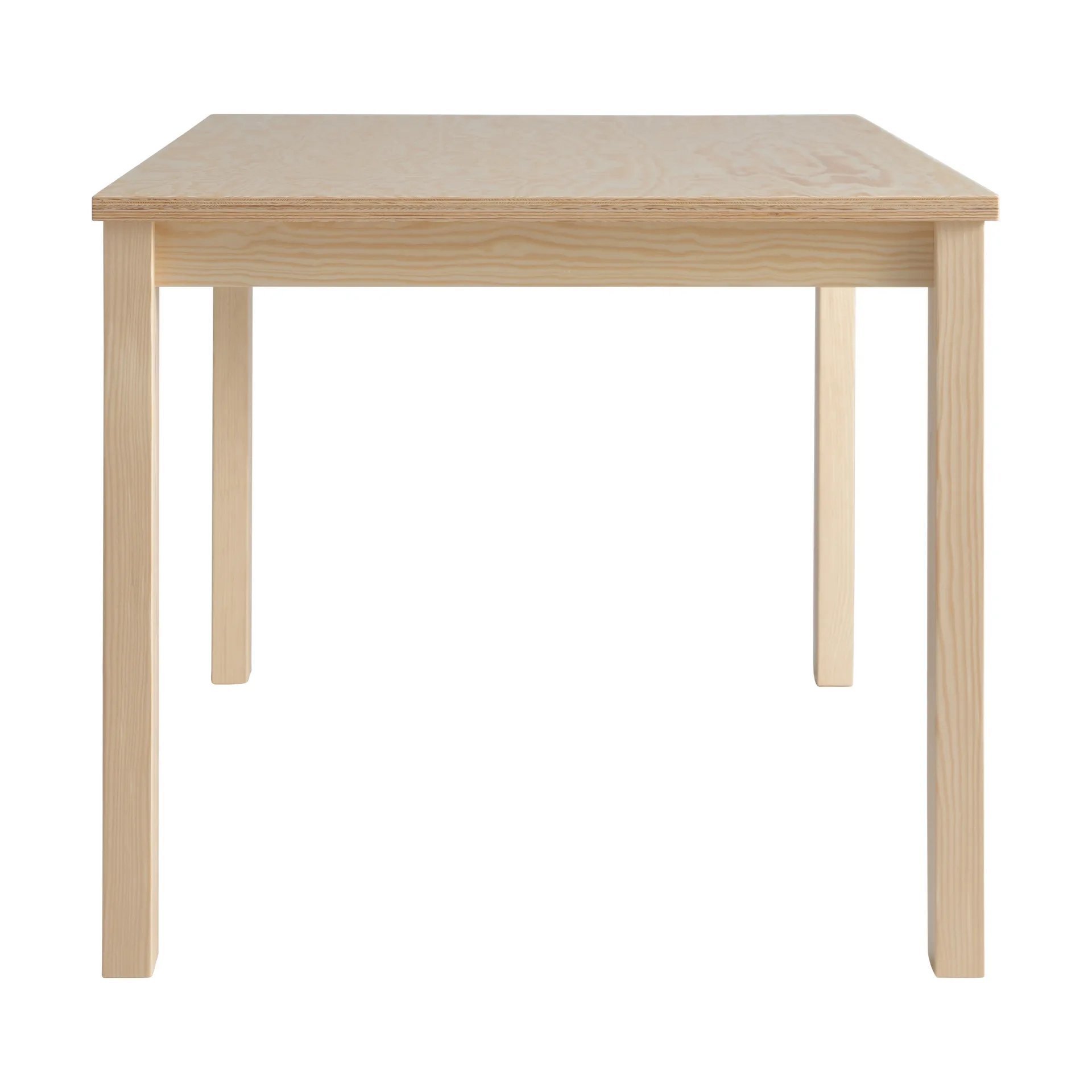 016 Maasto Table bord, Matt oljevaxad furu, 90x90x75 cm Vaarnii
