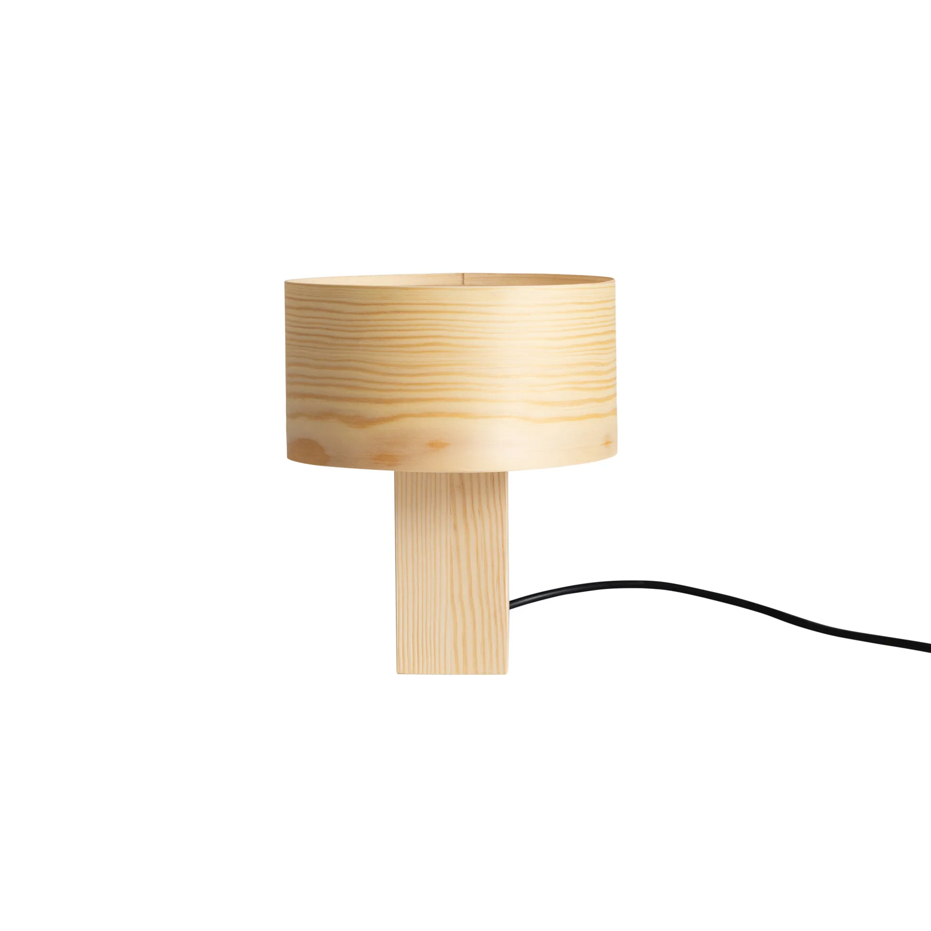 018 Hoop Table Lamp bordslampa, Matt oljevaxad furu, 23 cm Vaarnii
