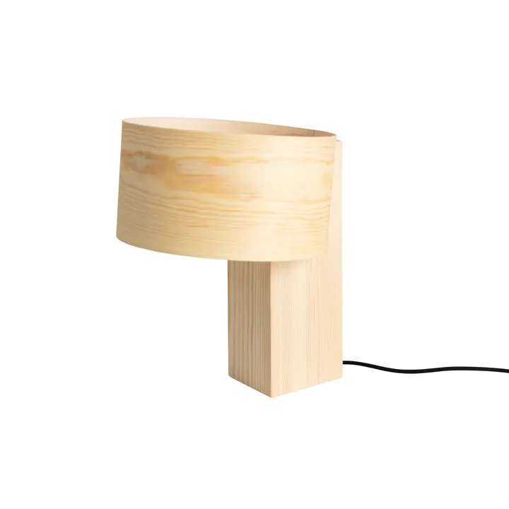 018 Hoop Table Lamp bordslampa - Matt oljevaxad furu, 34 cm - Vaarnii
