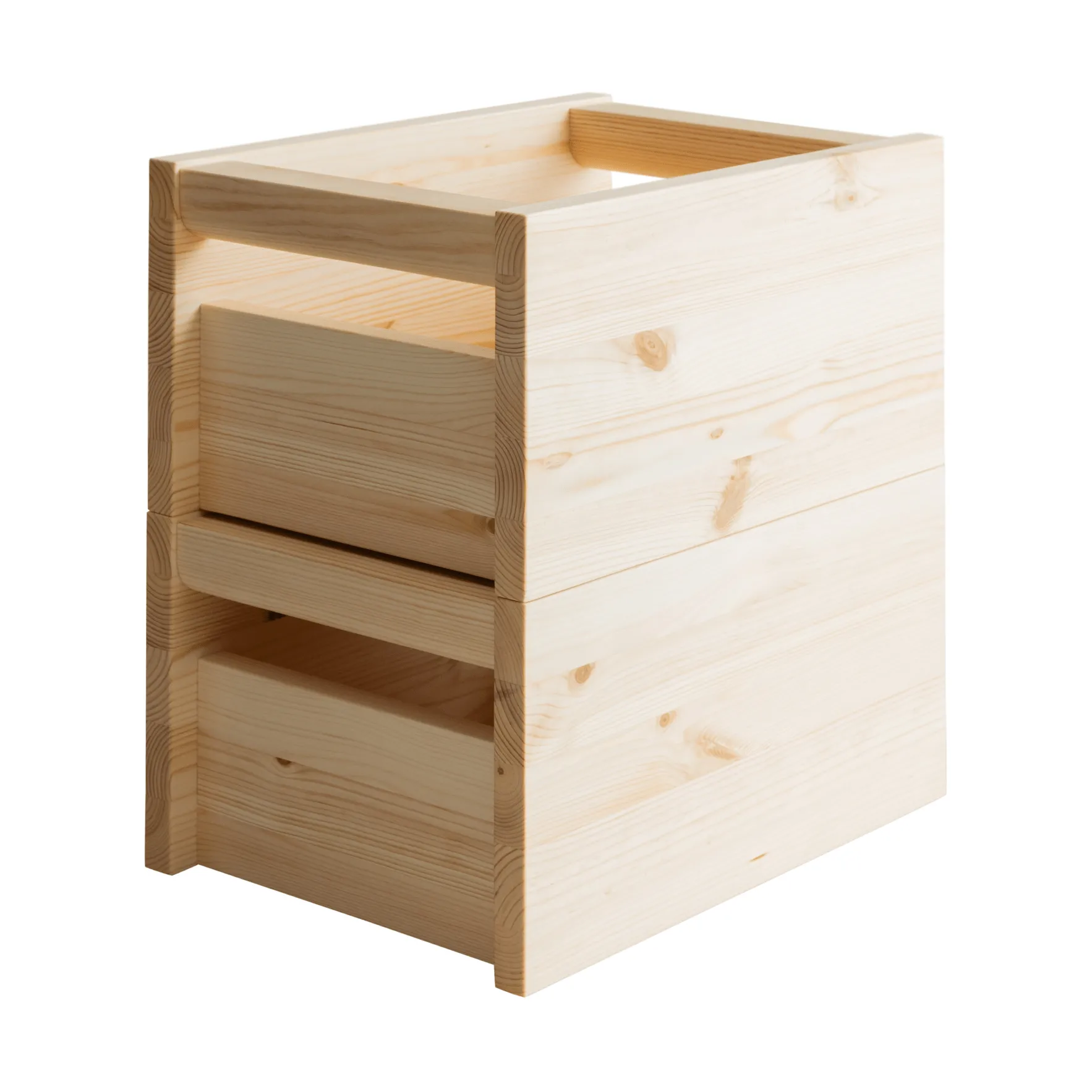 020 Koppa Crate förvaringslåda, Oljevaxad furu, small 29x43x22 cm Vaarnii