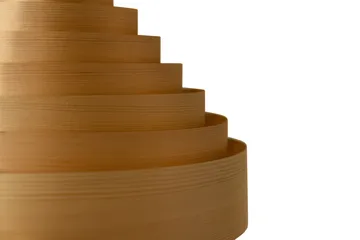 1001 Hans Pendant pendel - Matt oljevaxad furu, Ø38 cm - Vaarnii