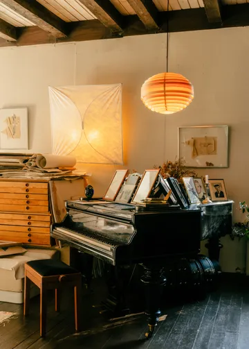 1002 Hans Pendant pendel - Matt oljevaxad furu, Ø46 cm - Vaarnii