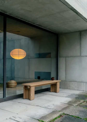 1002 Hans Pendant pendel - Matt oljevaxad furu, Ø46 cm - Vaarnii