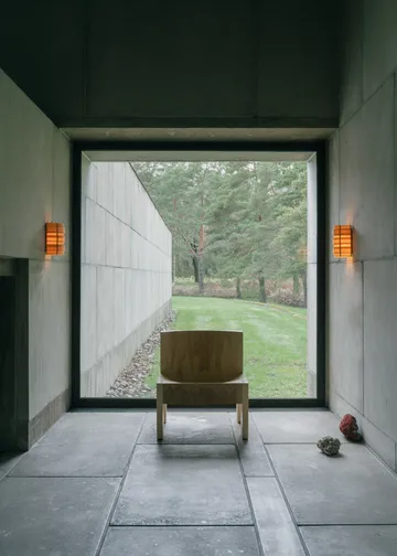 1004 Hans Wall Light vägglampa - Matt oljevaxad furu, 16x24 cm - Vaarnii