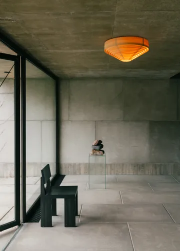 1005 Hans Ceiling Light plafond - Matt oljevaxad furu, Ø55 cm - Vaarnii