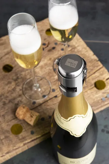 Vacuvin champagne stopper vinkork - Rostfritt stål - Vacuvin