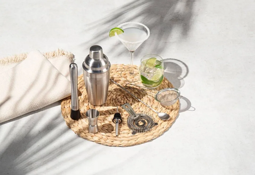 Vacuvin Lovers Bar In A Box cocktailset, Rostfritt stål, 7 delar Vacuvin