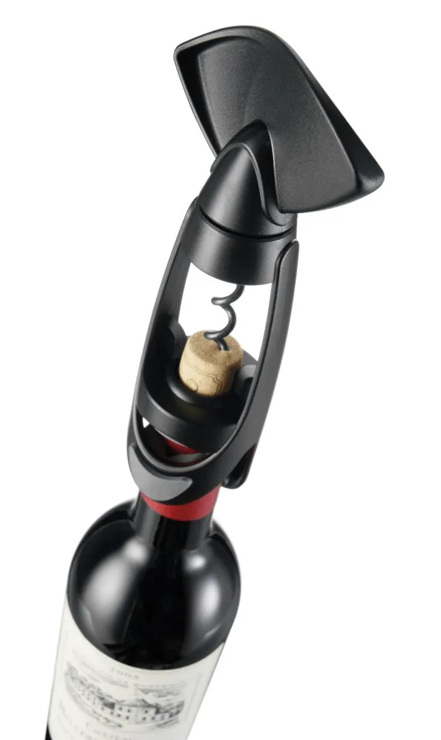 Vacuvin Twister vridkorkskruv, Svart Vacuvin