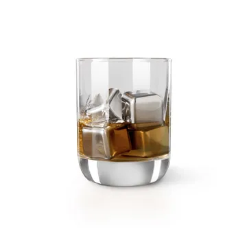 Vacuvin whiskeystenar - Rostfritt stål, 4-pack - Vacuvin
