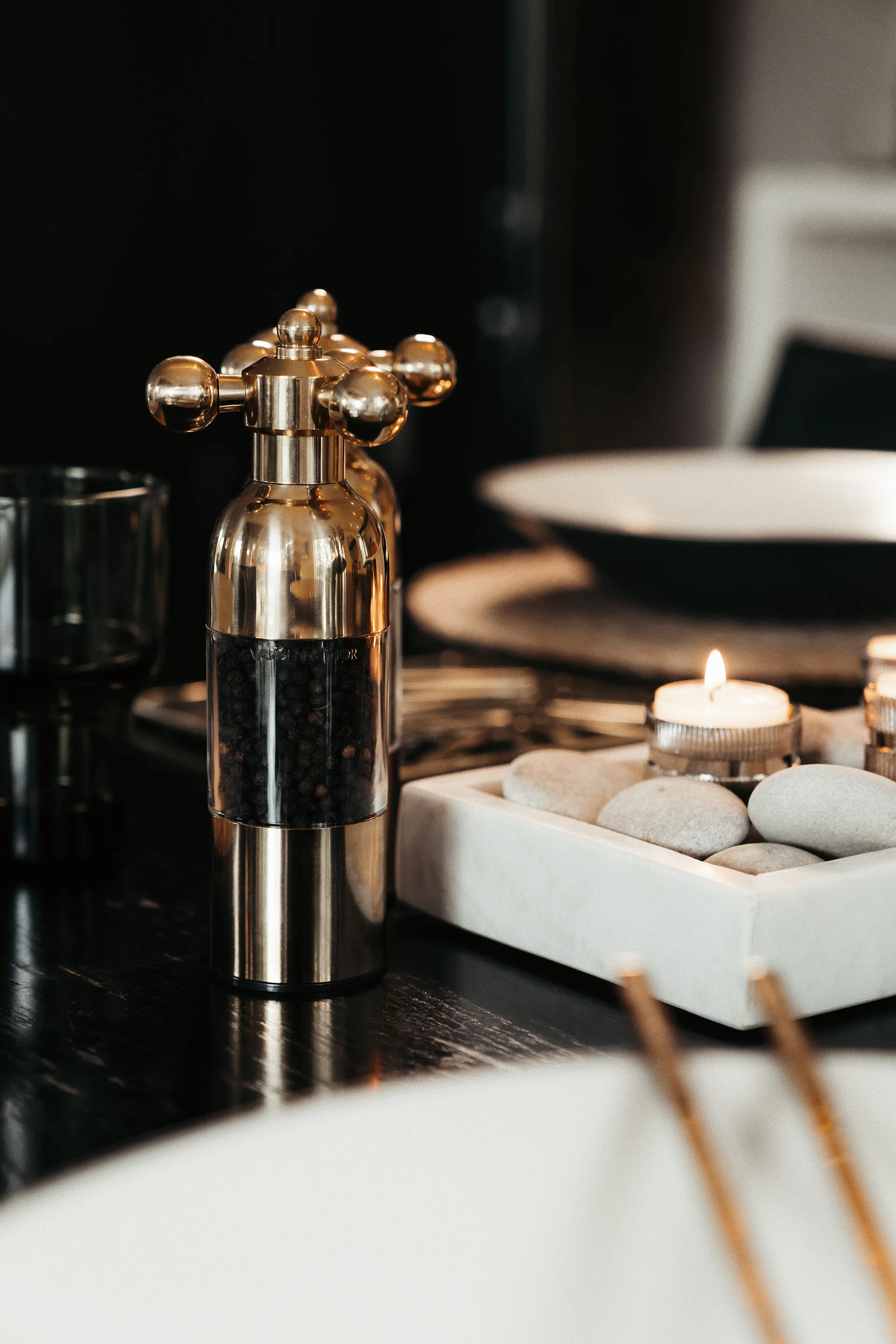 Axia salt- och pepparkvarn set, Cava Vargen & Thor