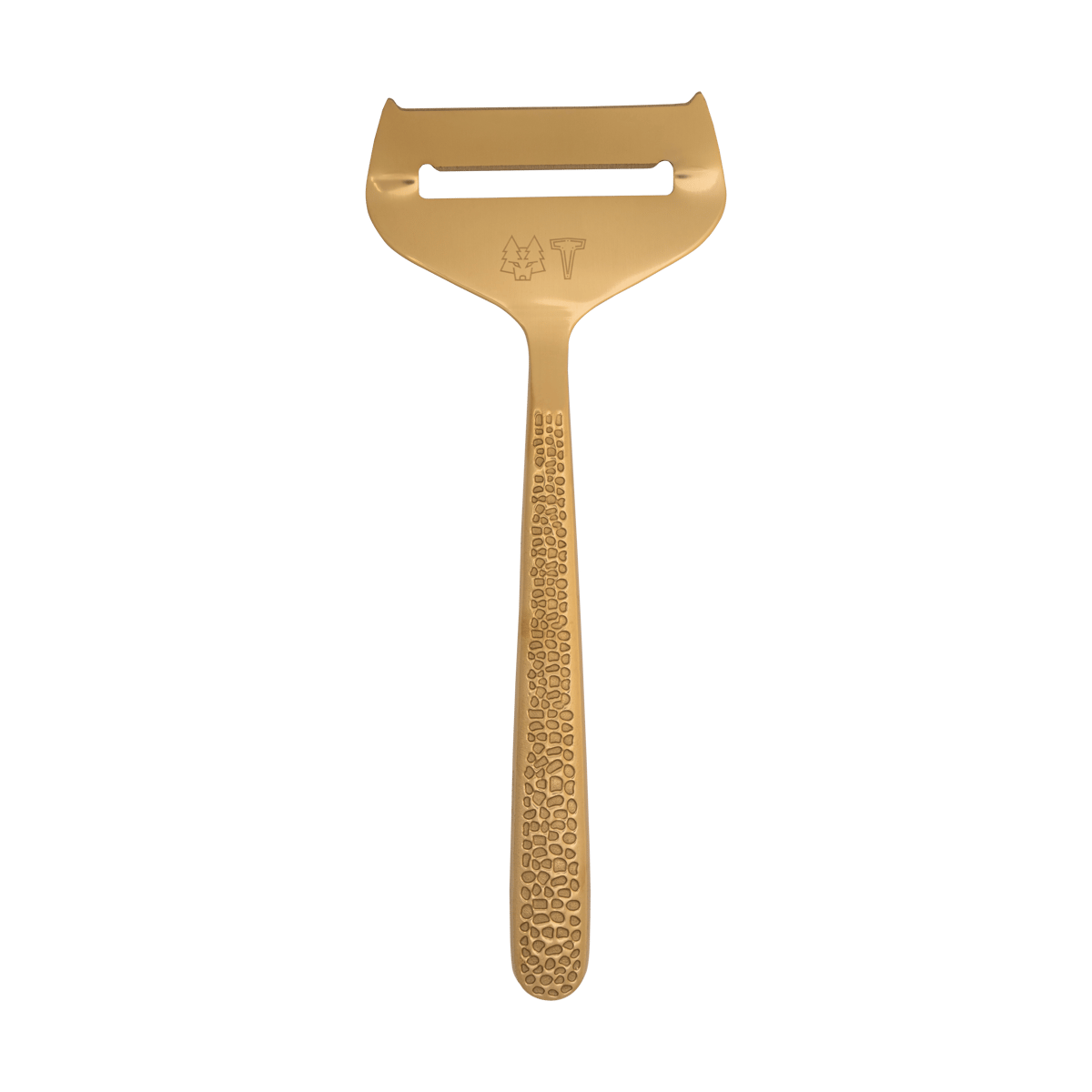 Vargen & Thor Frost osthyvel 19,5 cm Mässing | Skandinavisk Design | Osthyvlar | Guldfärgad