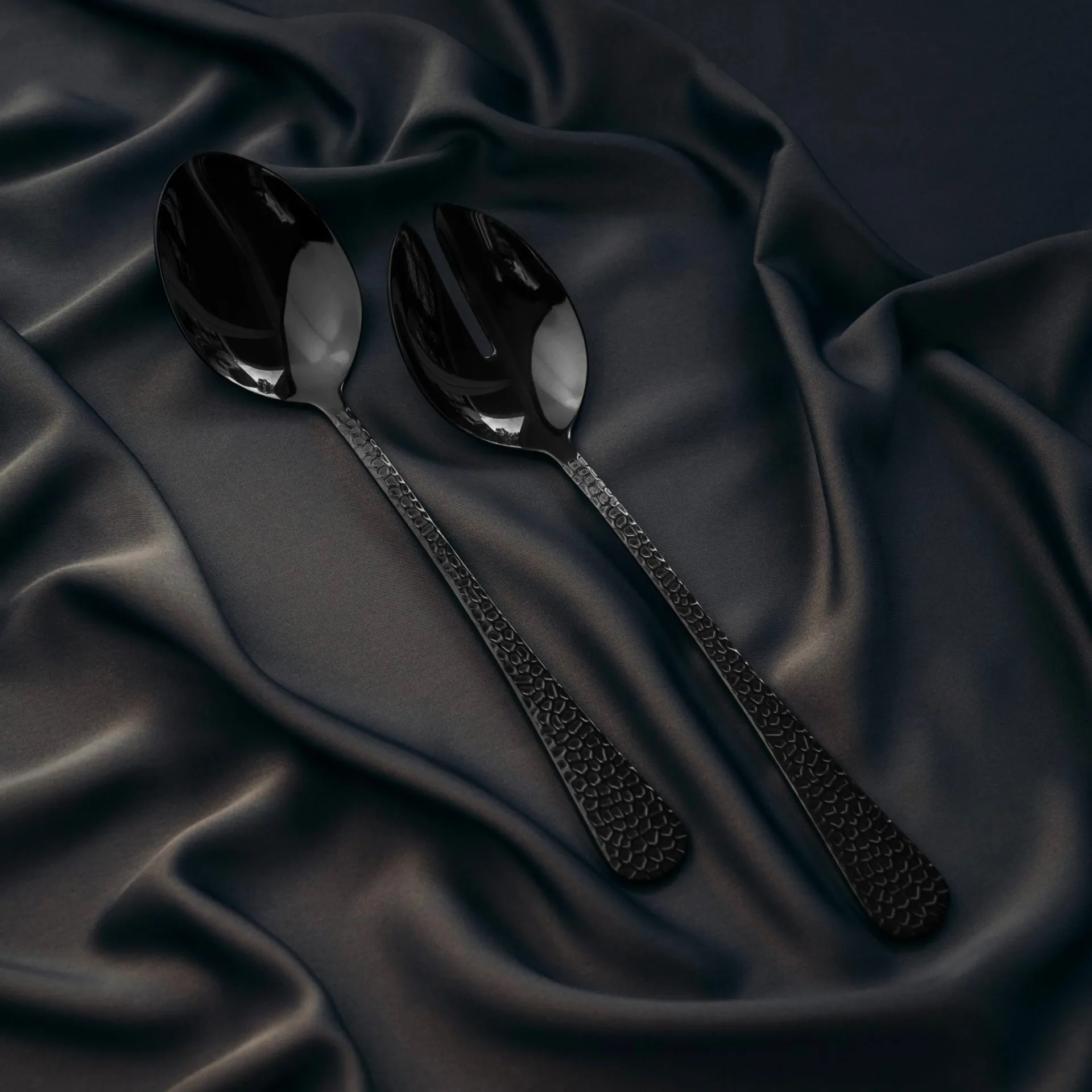 Frost salladsbestick, Onyx Vargen & Thor