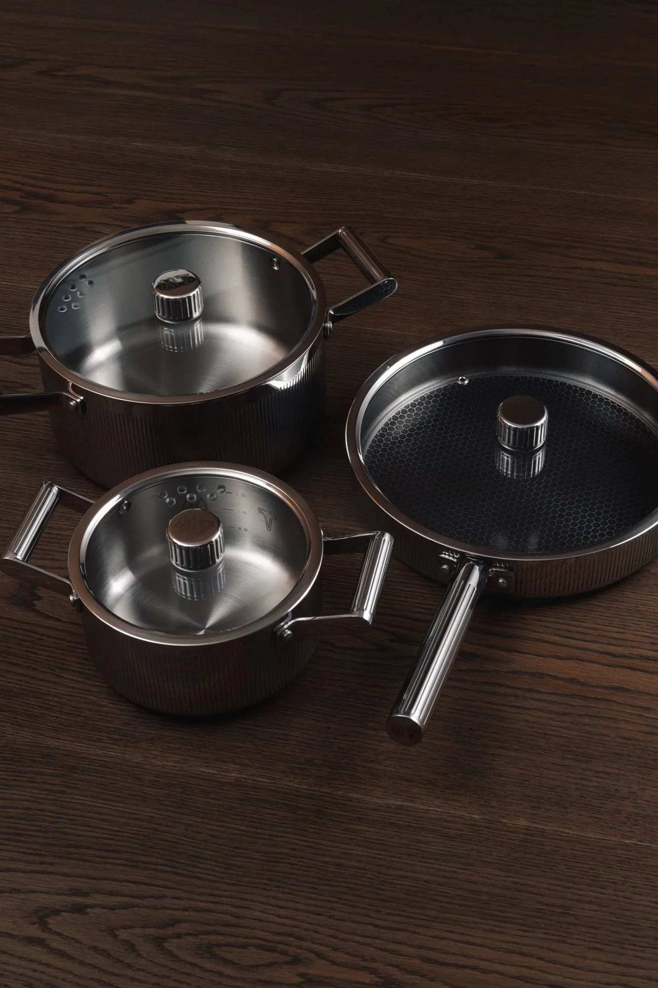 Glima Pro plus grytset, Rostfritt stål, 6 delar Vargen & Thor