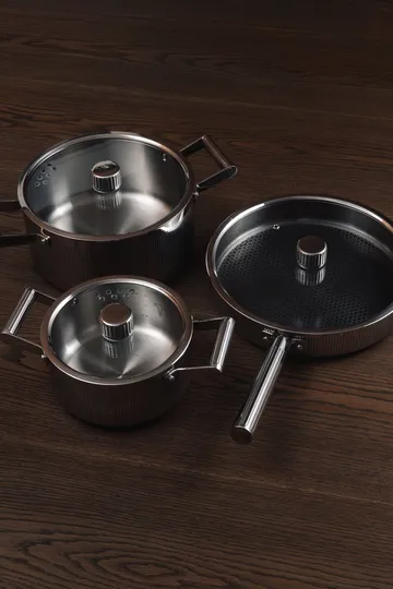 Glima Pro plus grytset - Rostfritt stål, 6 delar - Vargen & Thor