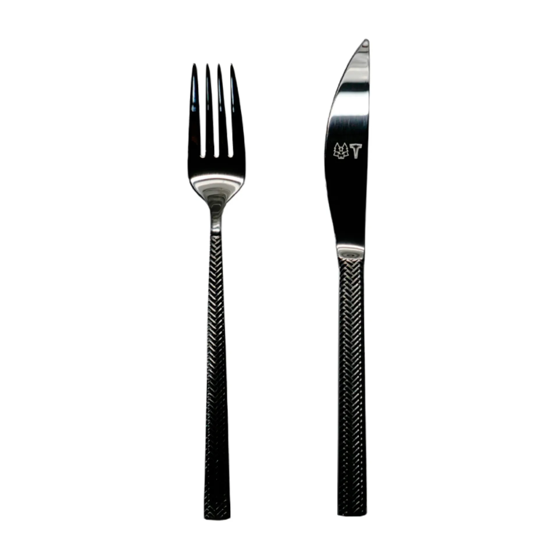 Glöd steakset grillbestick 8 delar, Rostfritt stål Vargen & Thor