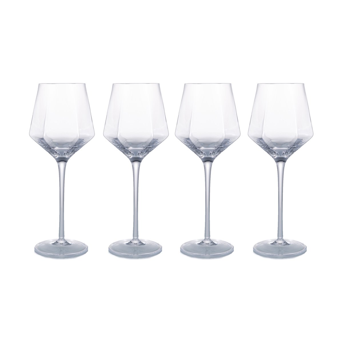 Vargen & Thor HEXA vinglas 35 cl 4-pack Klar | Skandinavisk Design | Vinglas | Transparent