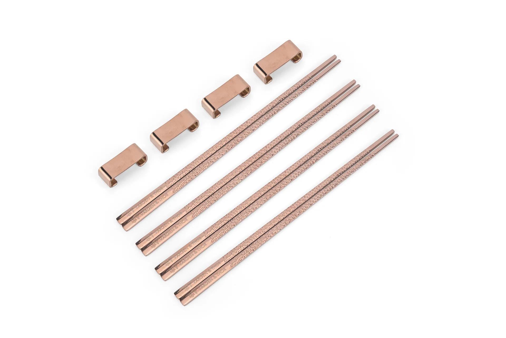 Kito Chopsticks ätpinnar 4-pack, Koppar Vargen & Thor
