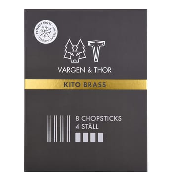 Kito Chopsticks ätpinnar 4-pack - Mässing - Vargen & Thor