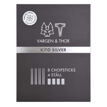 Kito Chopsticks ätpinnar 4-pack - Silver - Vargen & Thor